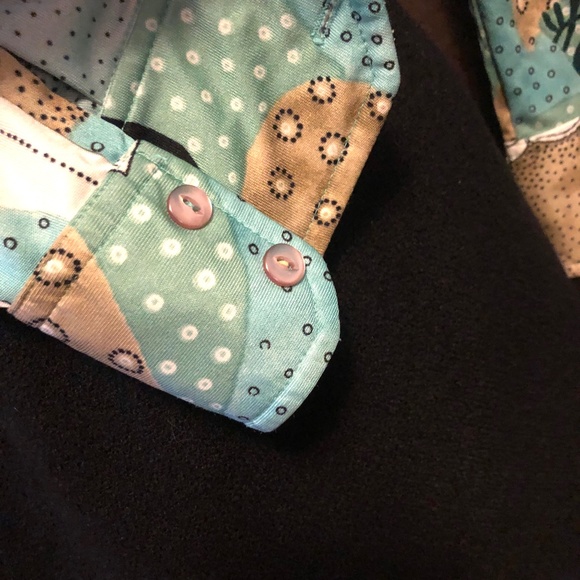 Vintage Carry Back LTD Pop Art Button Down Shirt, Size 12 - Picture 3 of 11